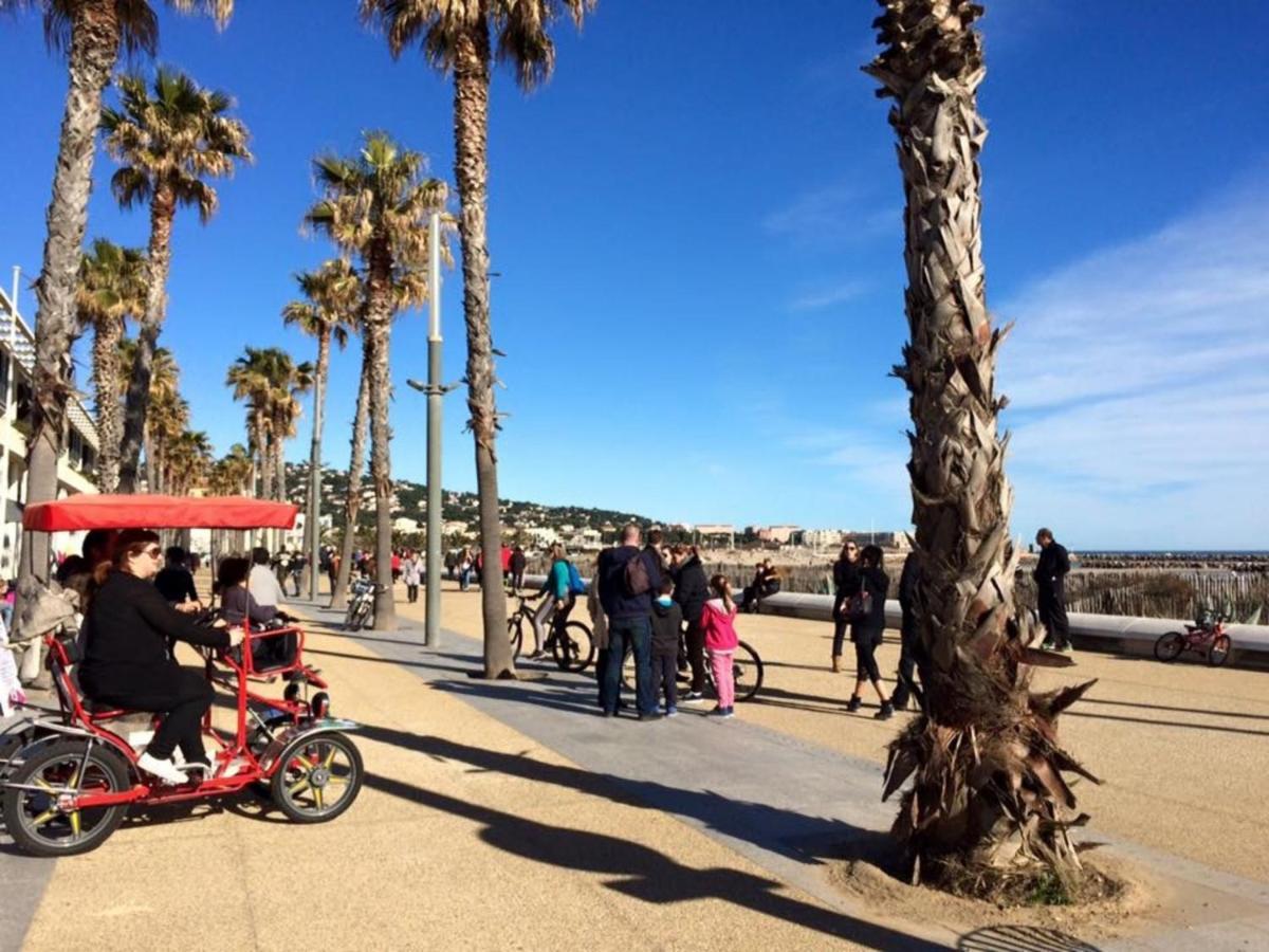 Confortable T2 A Sete Avec Vue Mer, Parking Et Wifi - Fr-1-338-111 Buitenkant foto